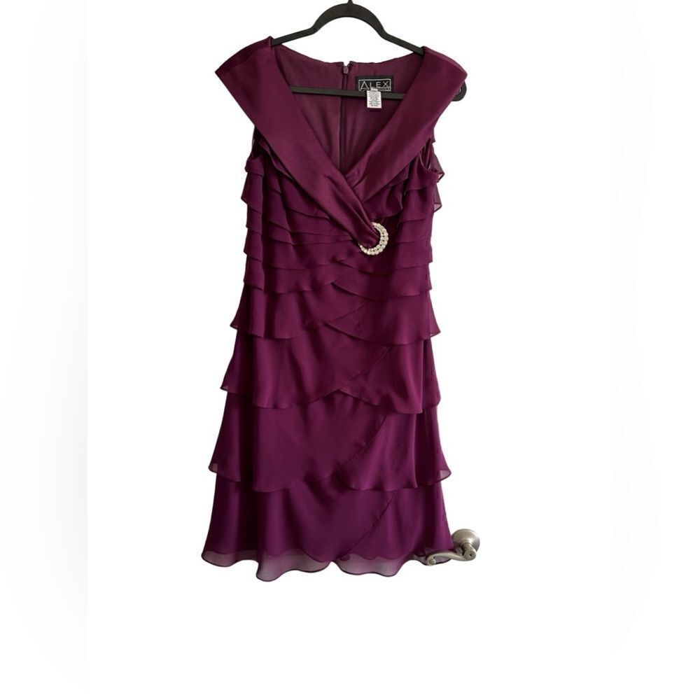 Alex Evenings Purple Size 8